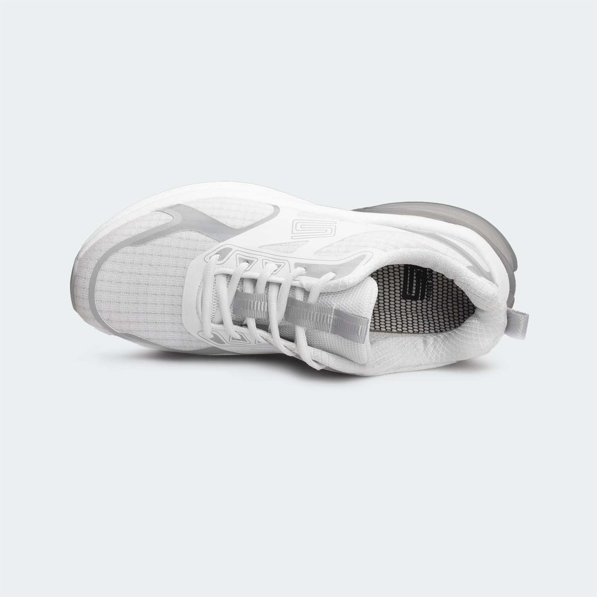 Caliber Shoes White Sport Shoes for Men/Women (Laurent 742)
