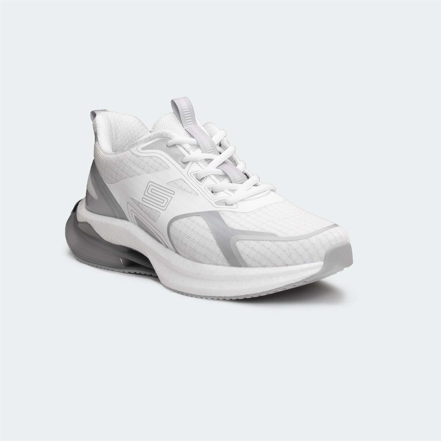 Caliber Shoes White Sport Shoes for Men/Women (Laurent 742)