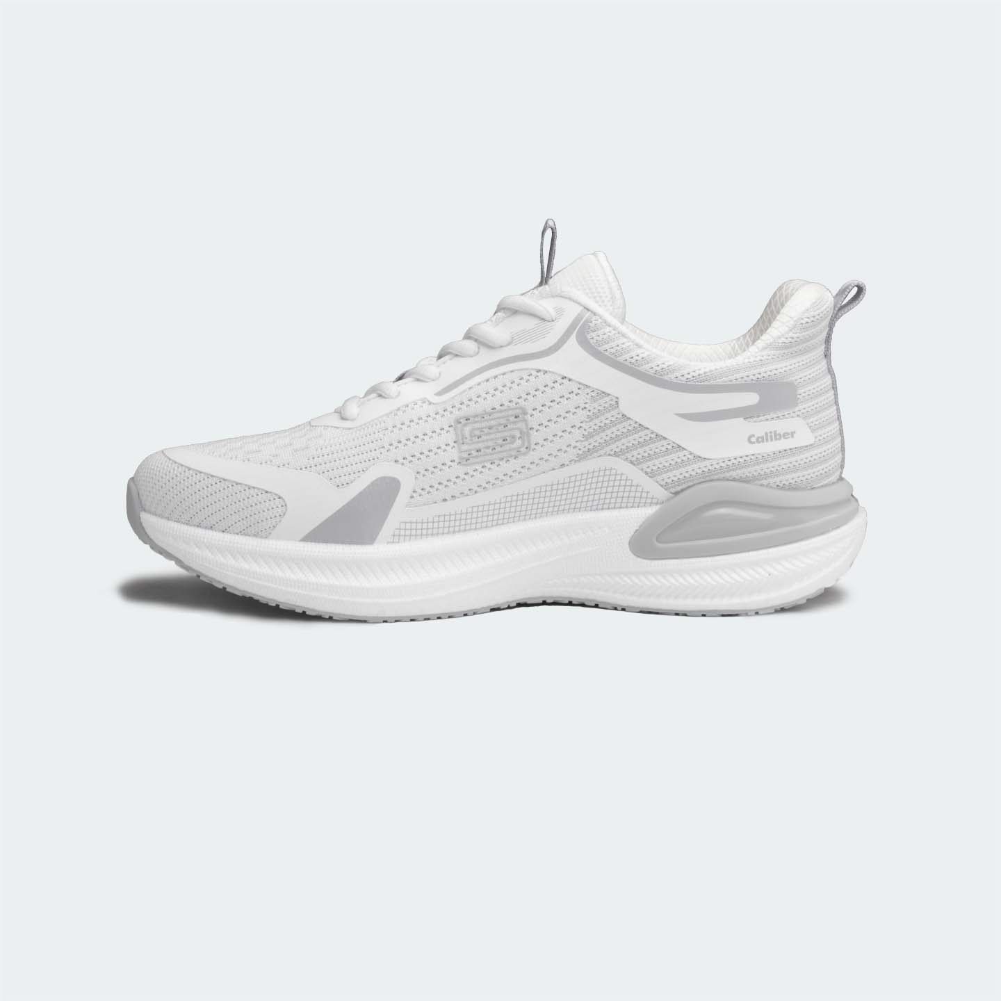 Caliber Shoes White Sport Shoes For Men ( BRETT 744 )