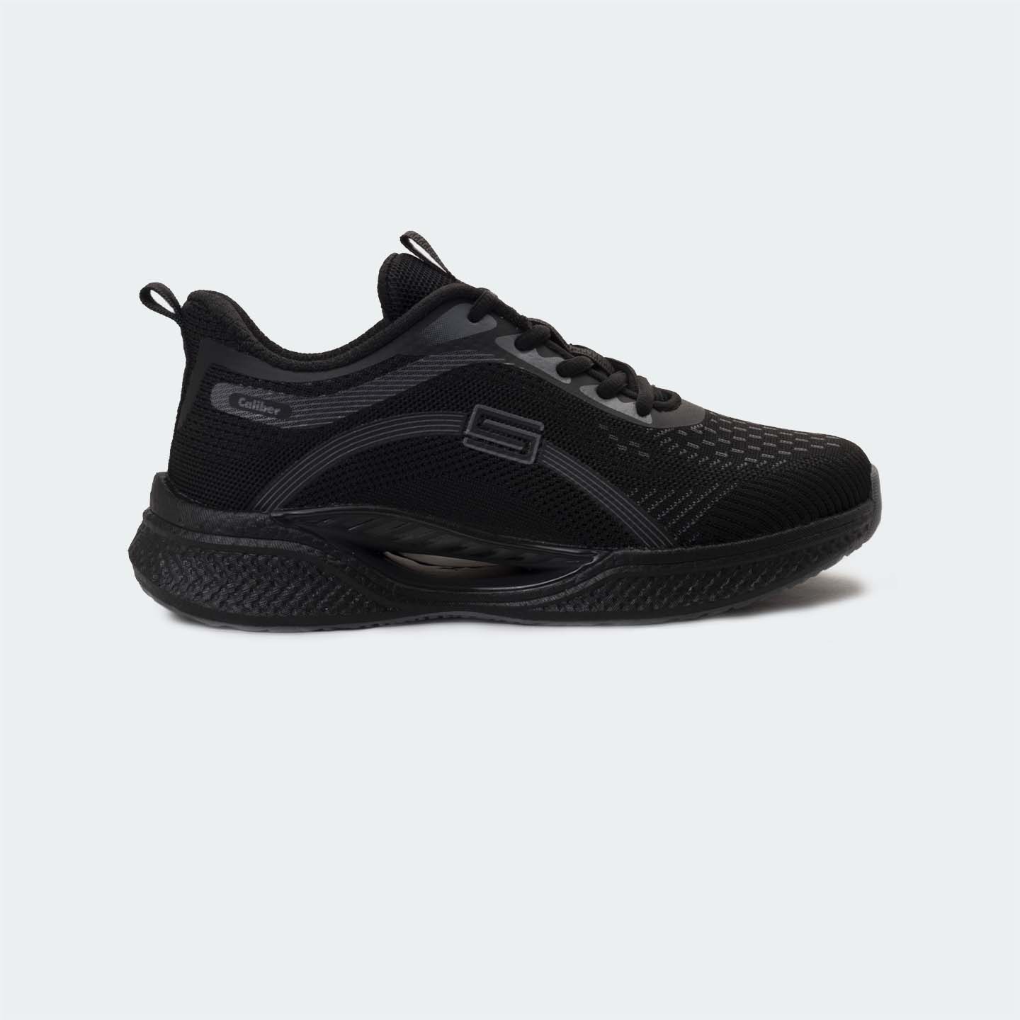 Caliber Shoes Unisex Black Sport Shoes ( SPENCE 745 )