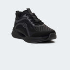 Caliber Shoes Unisex Black Sport Shoes (SPENCE 745)