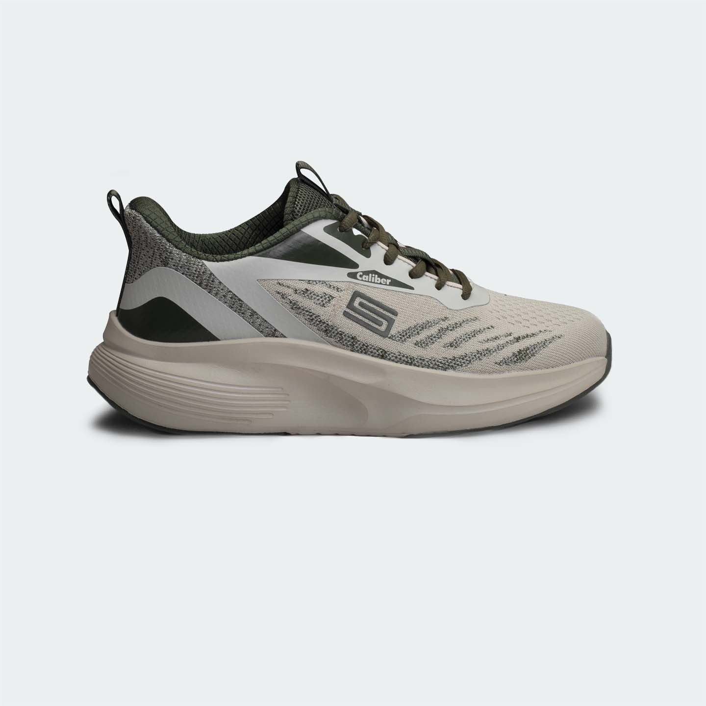 Caliber Shoes BEIGE OLIVE Shoes ( FERLAND 746 )