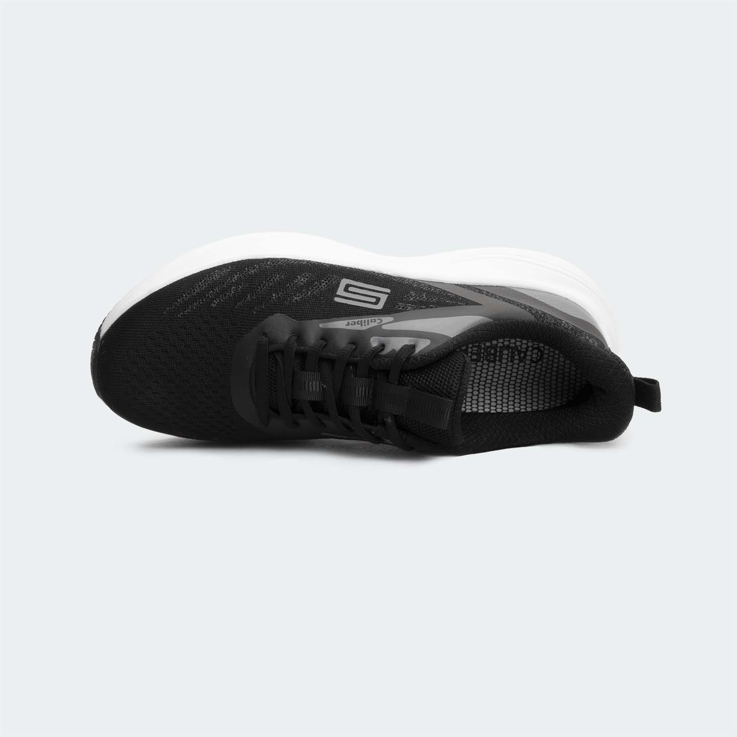 Caliber Shoes Black Sport Shoes For Men ( FERLAND 746 )