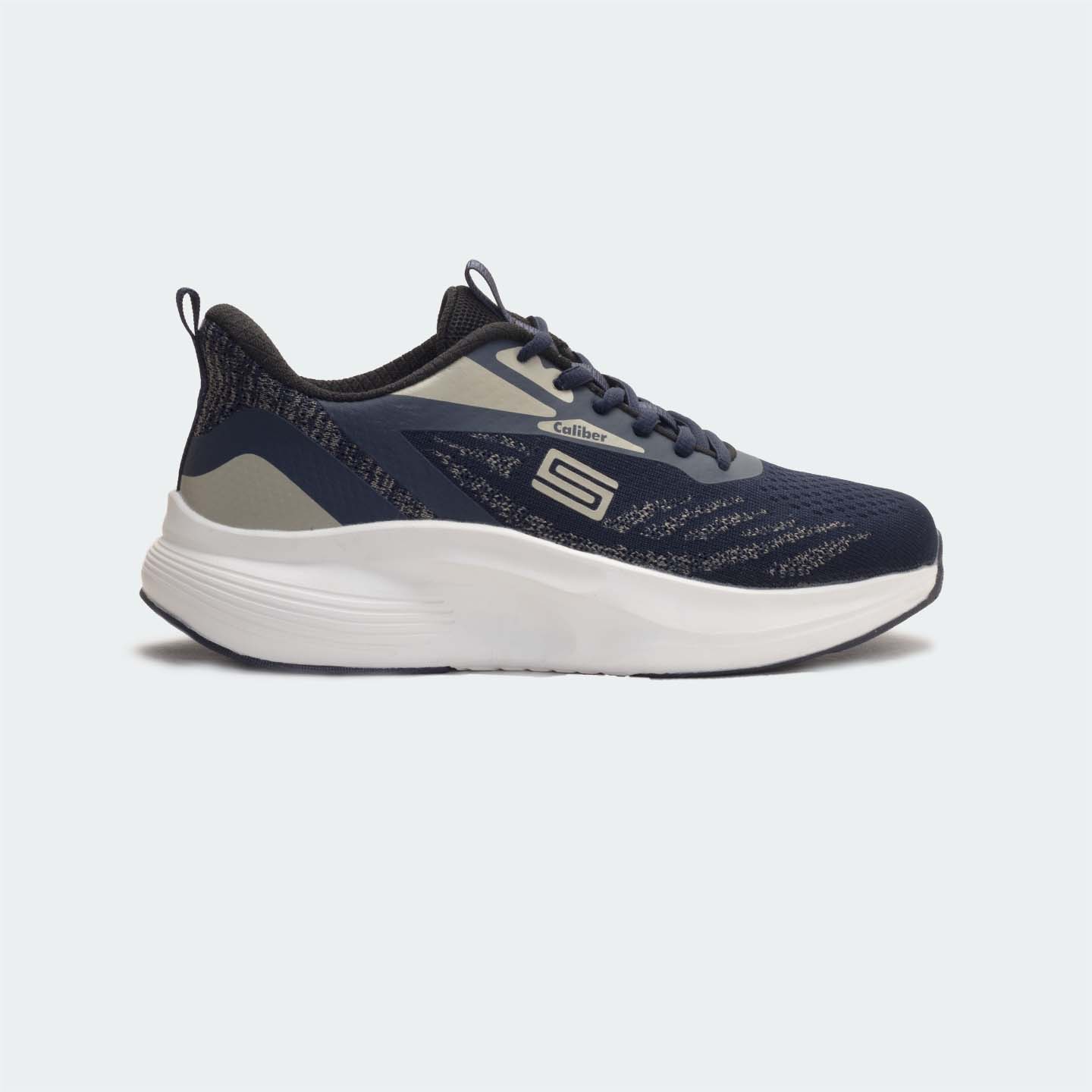 Caliber Shoes Navy Sport Shoes For Men ( FERLAND 746 )