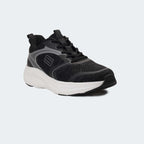 Caliber Shoes Black Unisex Sport Shoes (COLE 747)