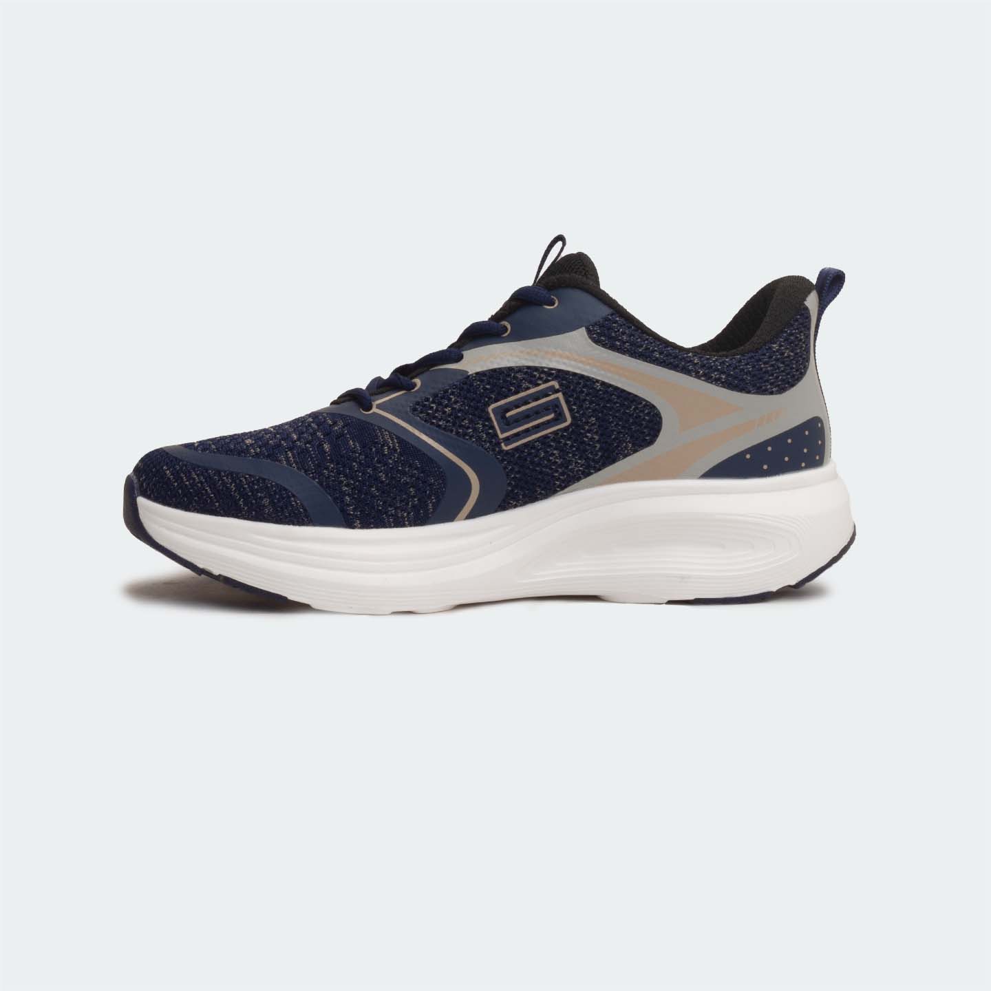 Caliber Shoes Navy Sport Shoes for Men ( COLE 747 )