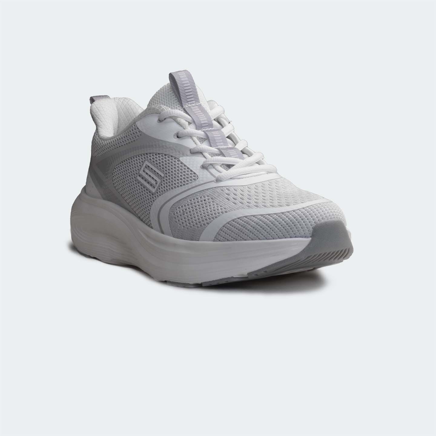 Caliber Shoes White Unisex Sport Shoes ( COLE 747 )