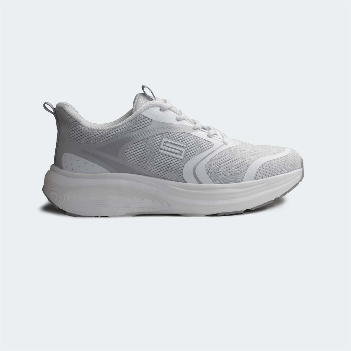 Caliber Shoes White Unisex Sport Shoes ( COLE 747 )