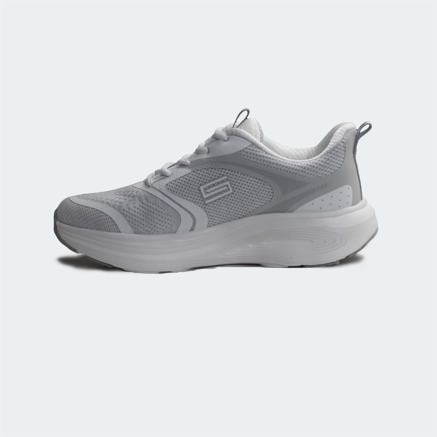 Caliber Shoes White Unisex Sport Shoes ( COLE 747 )