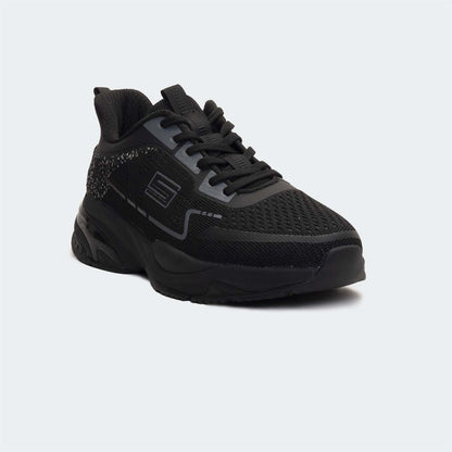 Caliber Shoes Black Sport Shoes ( SHADOW-X 748 )
