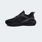 Caliber Shoes Black Unisex Sport Shoes (STRYDE 749)