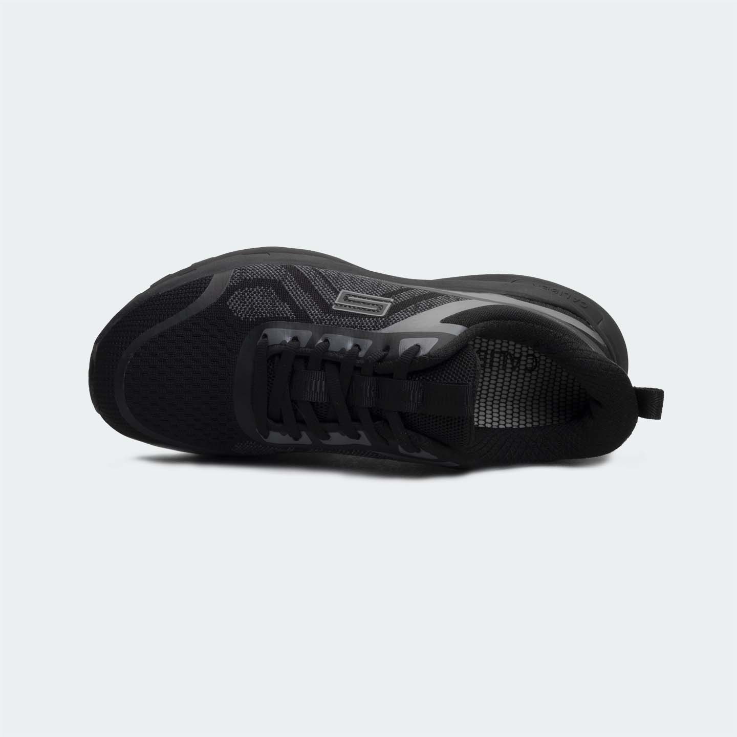 Caliber Shoes Black Unisex Sport Shoes ( STRYDE 749 )