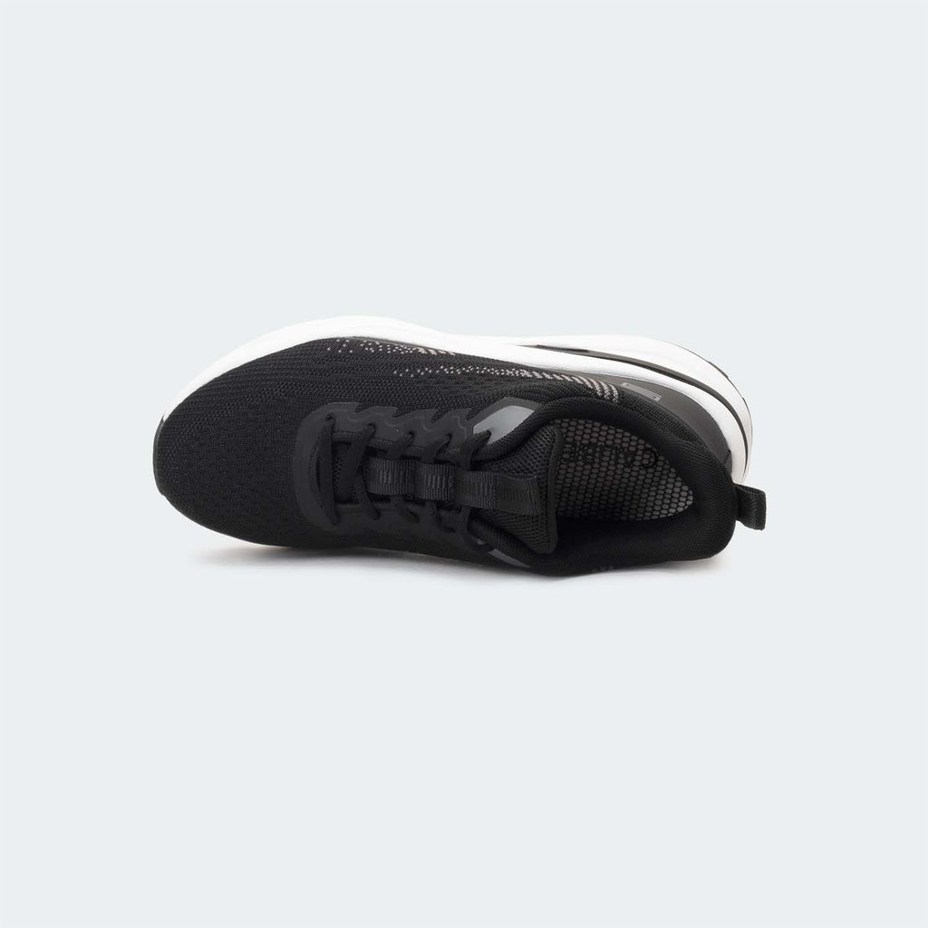 Black/White Sport Shoes for Men (FLYNX 752.2)