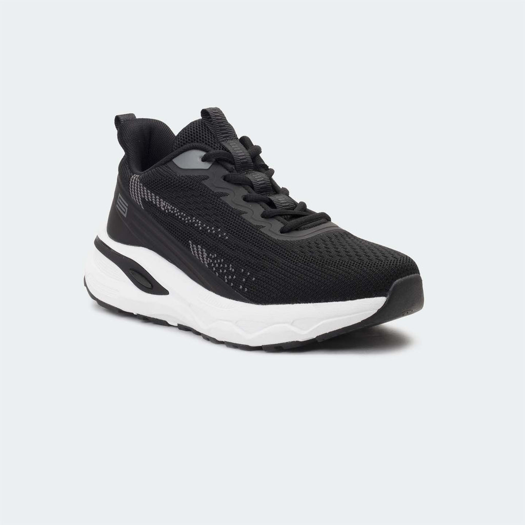 Black/White Sport Shoes for Men (FLYNX 752.2)