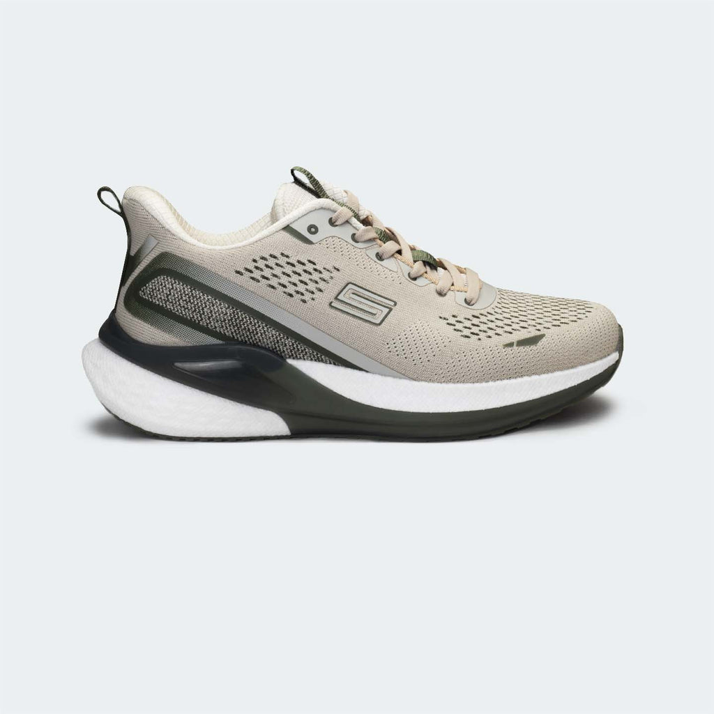 Beige/Olive Sport Shoes for Men (VELOCITY 753)