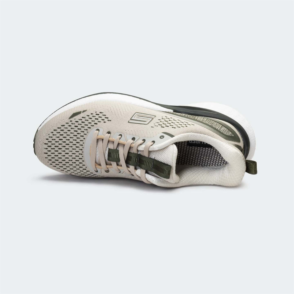 Beige/Olive Sport Shoes for Men (VELOCITY 753)
