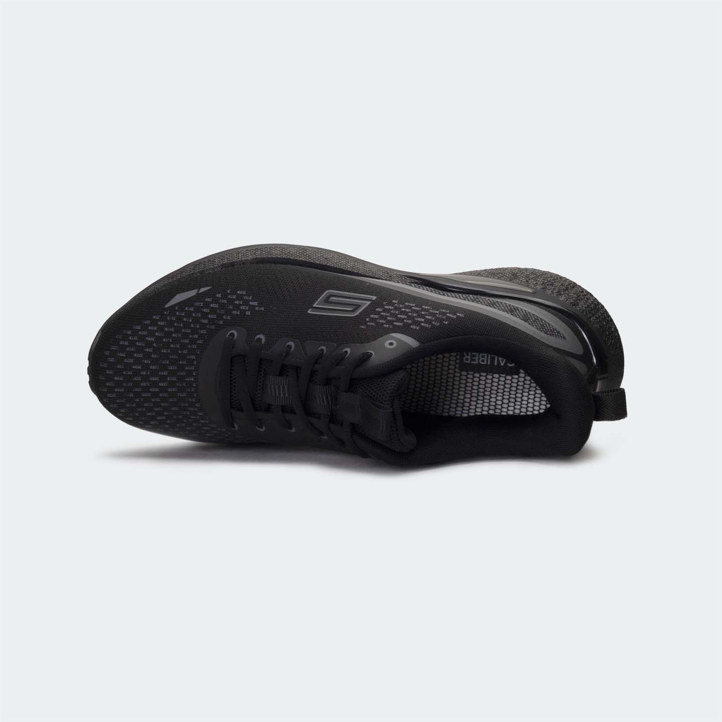 Caliber Shoes Black Sport Shoes for Unisex( VELOCITY 753 )