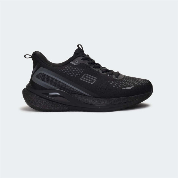 Caliber Shoes Black Sport Shoes for Unisex( VELOCITY 753 )