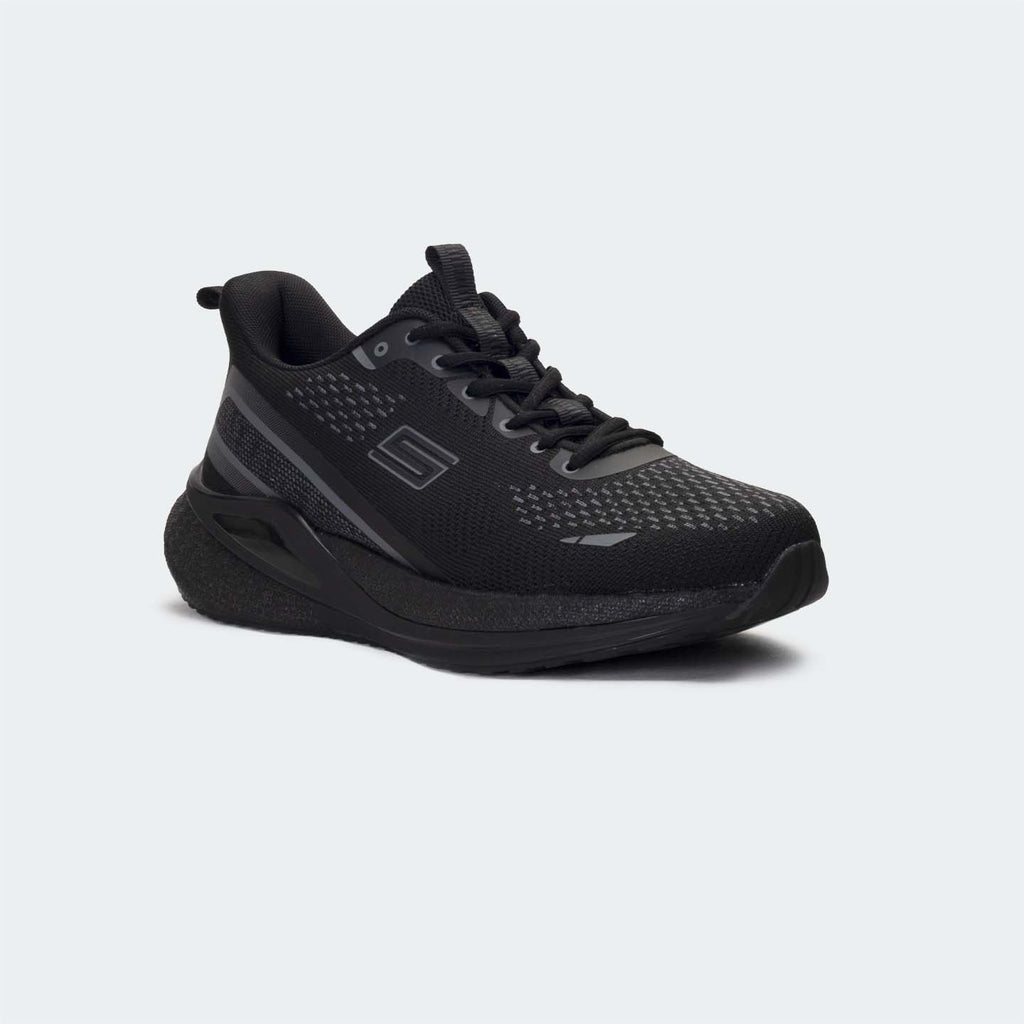Black Sport Shoes for Unisex( VELOCITY 753 )
