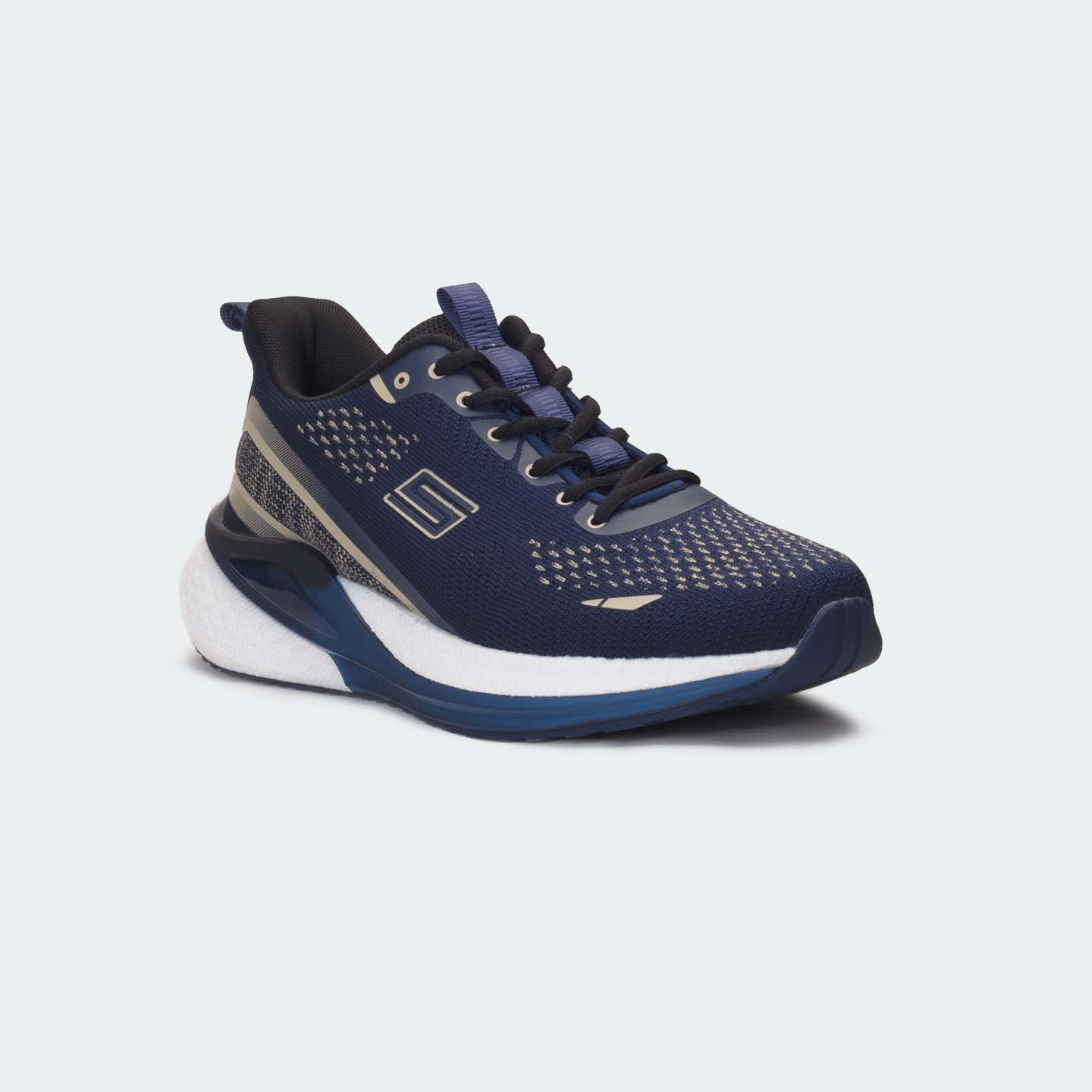 Caliber Shoes Navy Sport Shoes for Men ( VELOCITY 753 )