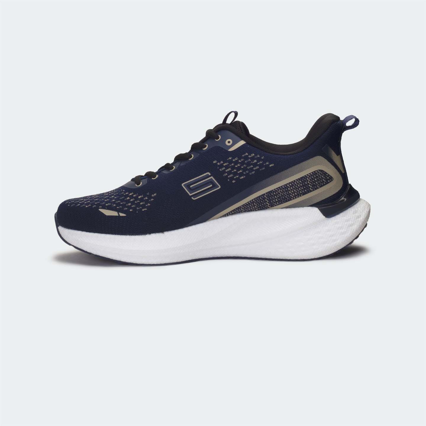 Caliber Shoes Navy Sport Shoes for Men ( VELOCITY 753 )