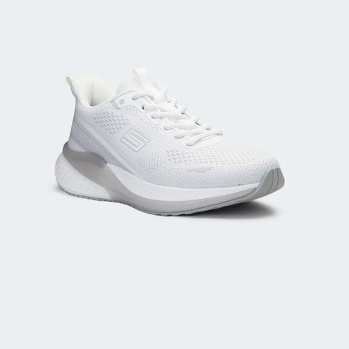 Caliber Shoes White Sport Shoes for Men (VELOCITY 753)