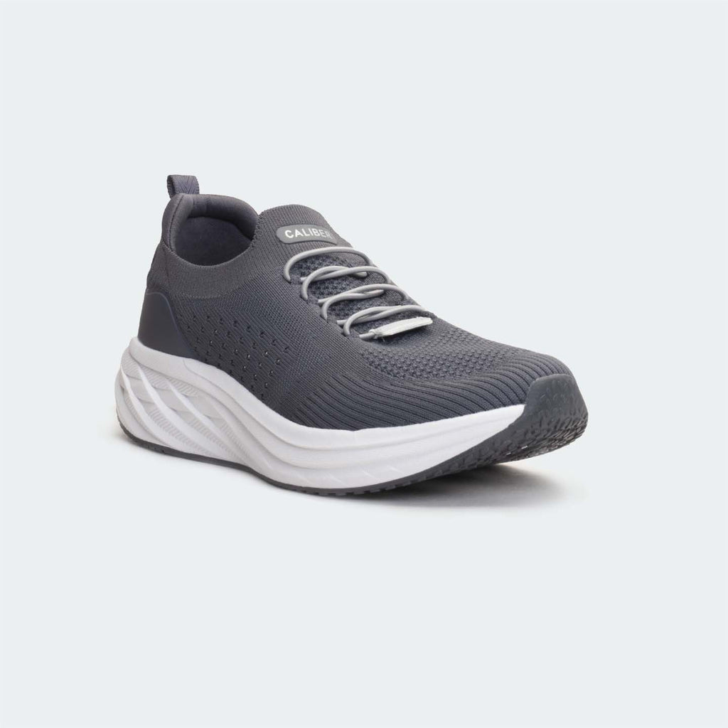 Grey sports shoes for unisex (AIRFLEX 754) featuring breathable mesh and slip-on style.
