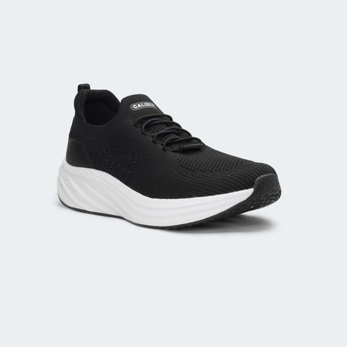 Caliber Shoes Black Sports Shoes for Men (AIRFLEX 754)