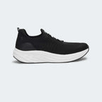Caliber Shoes Black Sports Shoes for Men (AIRFLEX 754)