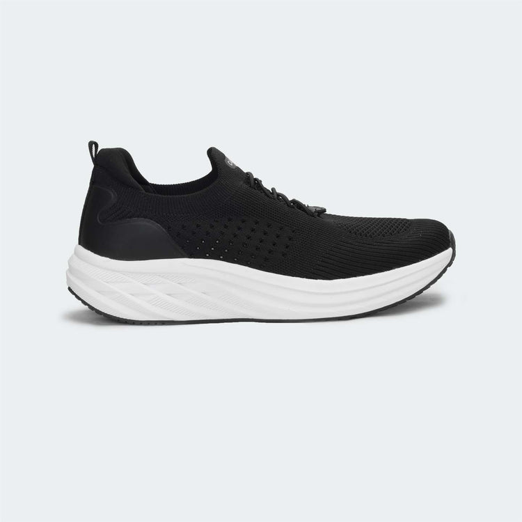 Caliber Shoes Black Sports Shoes for Men (AIRFLEX 754)