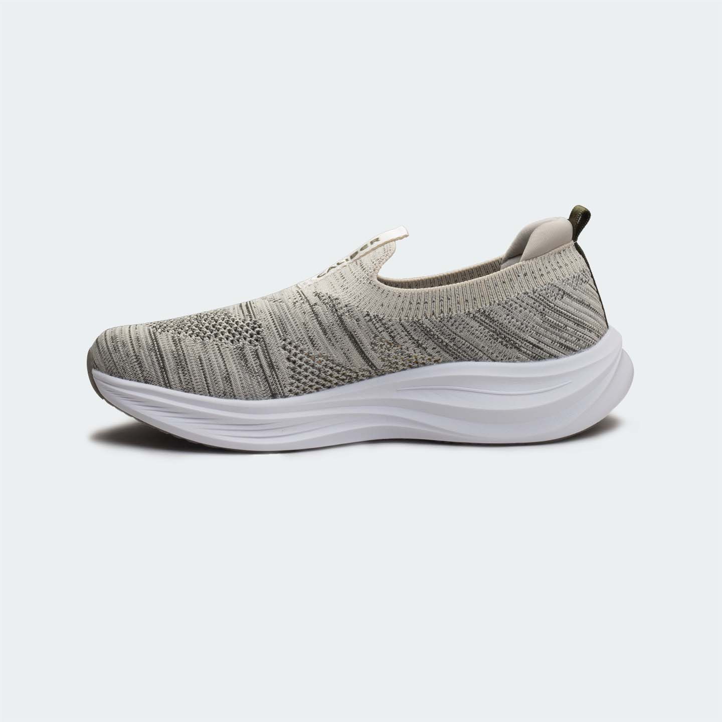 Beige Olive Sports Shoes for Men (AEROKNIT 755)