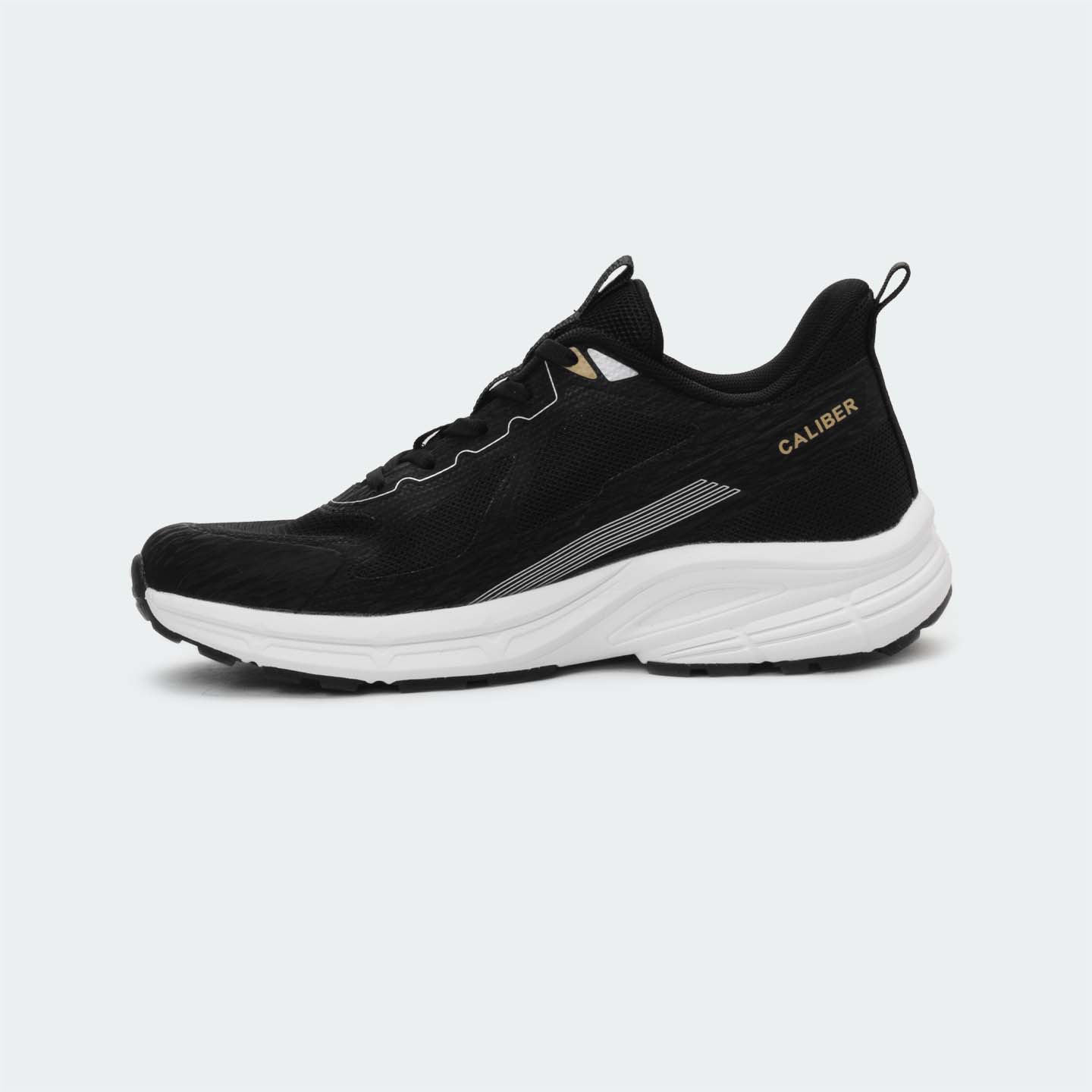 Black Sports Shoes for Men (FLUX 756)
