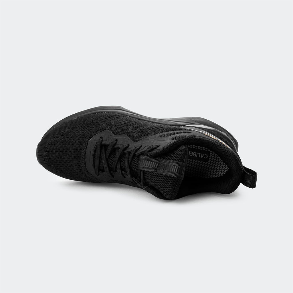 Caliber Shoes Black Sports Shoes for Men (PULSE 759)
