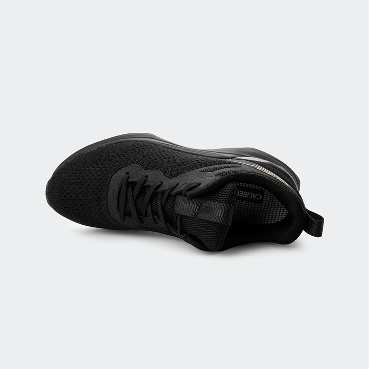 Black Sports Shoes for Men PULSE 759 Front View