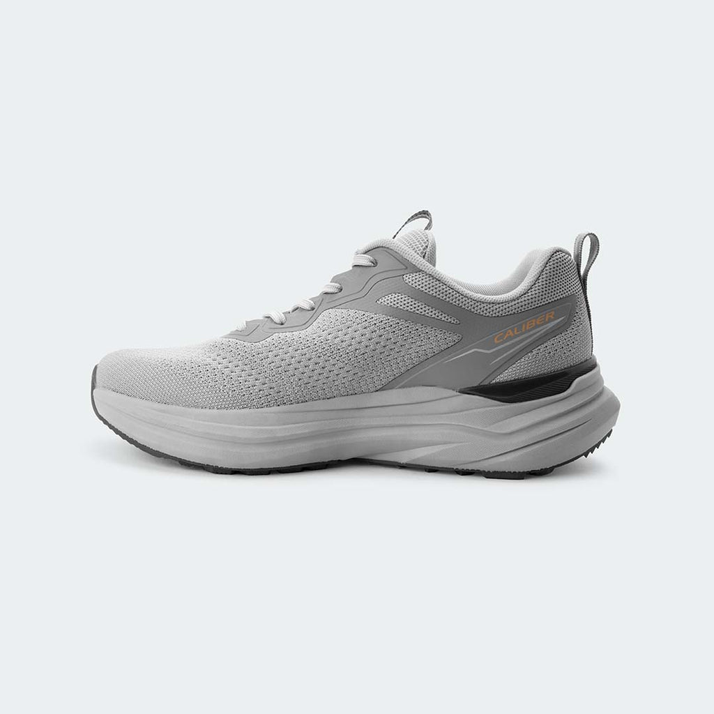 Caliber Shoes Light Grey Sports Shoes for Men (PULSE 759)