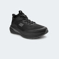 Caliber Shoes Black Sports Shoes for Men (MONORUN 761)