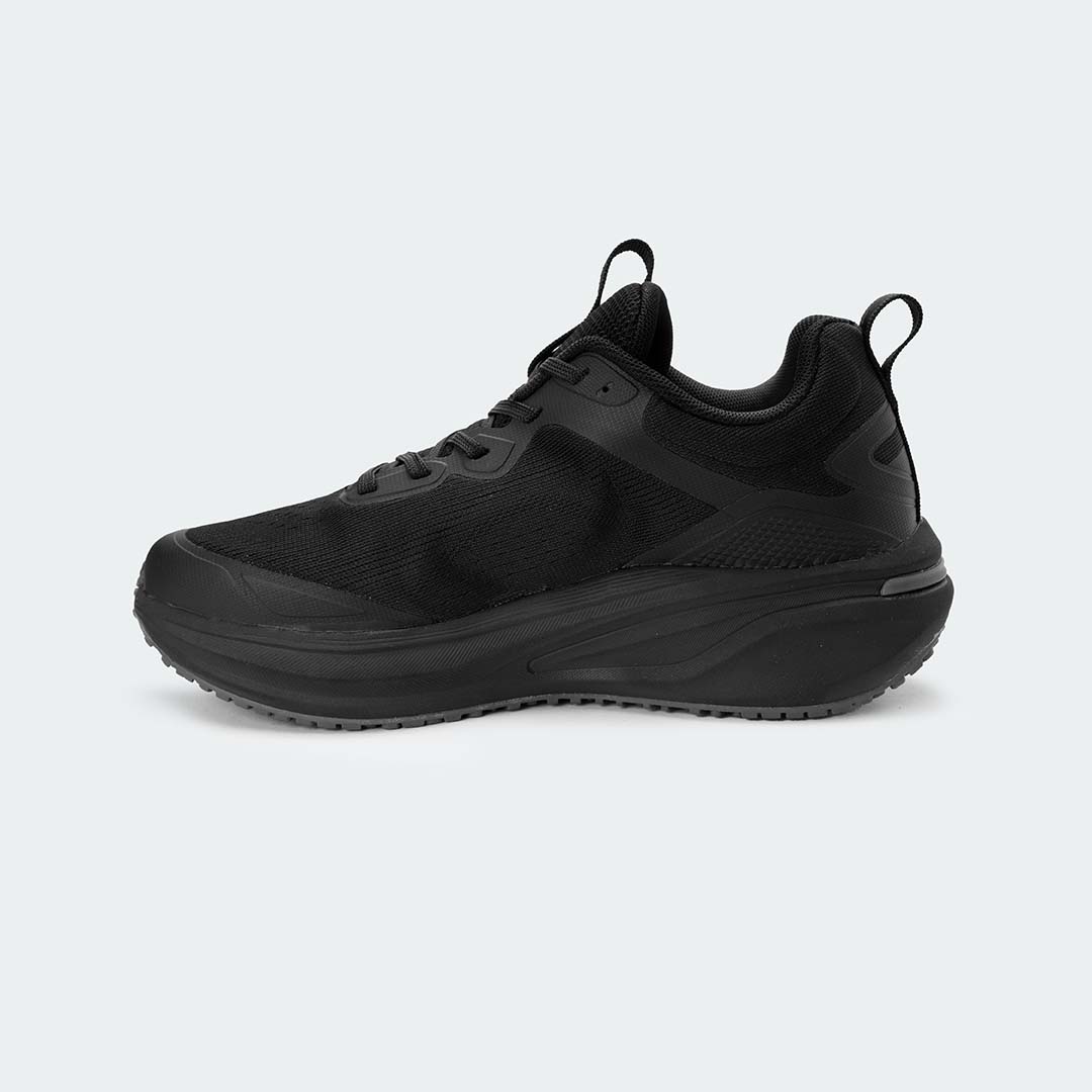Caliber Shoes Black Sports Shoes for Men (MONORUN 761)