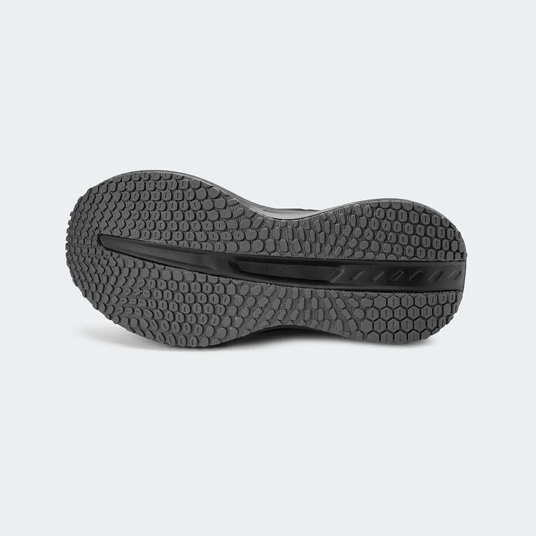 Caliber Shoes Black Sports Shoes for Men (MONORUN 761)