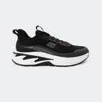 Caliber Shoes Black and White Sports Shoes for Men (VELTRIX 762.2)