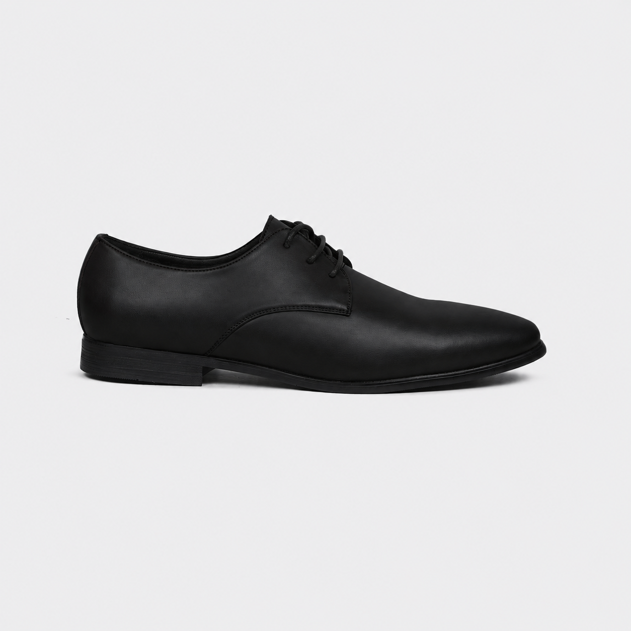 Caliber Shoes Black Lace Up Formal Shoes for Men (GRANDEUR B704C)
