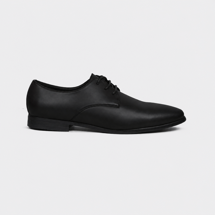 Caliber Shoes Black Lace Up Formal Shoes for Men (GRANDEUR B704C)