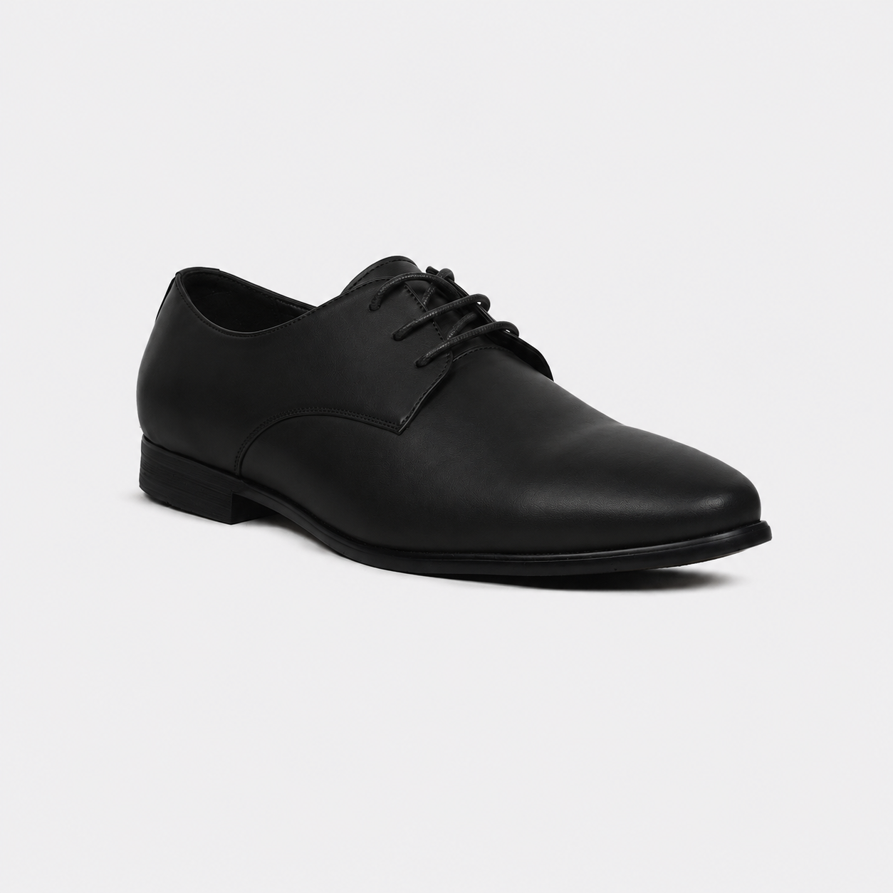 Caliber Shoes Black Lace Up Formal Shoes for Men (GRANDEUR B704C)