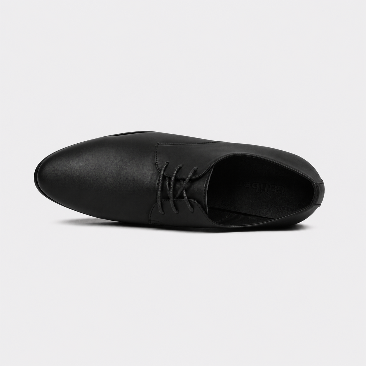 Caliber Shoes Black Lace Up Formal Shoes for Men (GRANDEUR B704C)