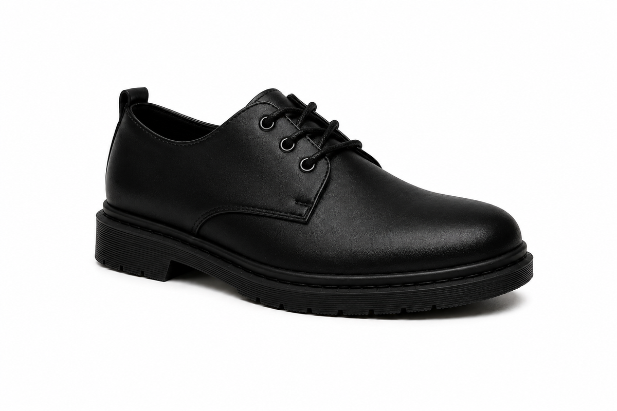 Caliber Shoes Black Formal Shoes for Men (Jude 441C-BLACK) - Caliber Shoes