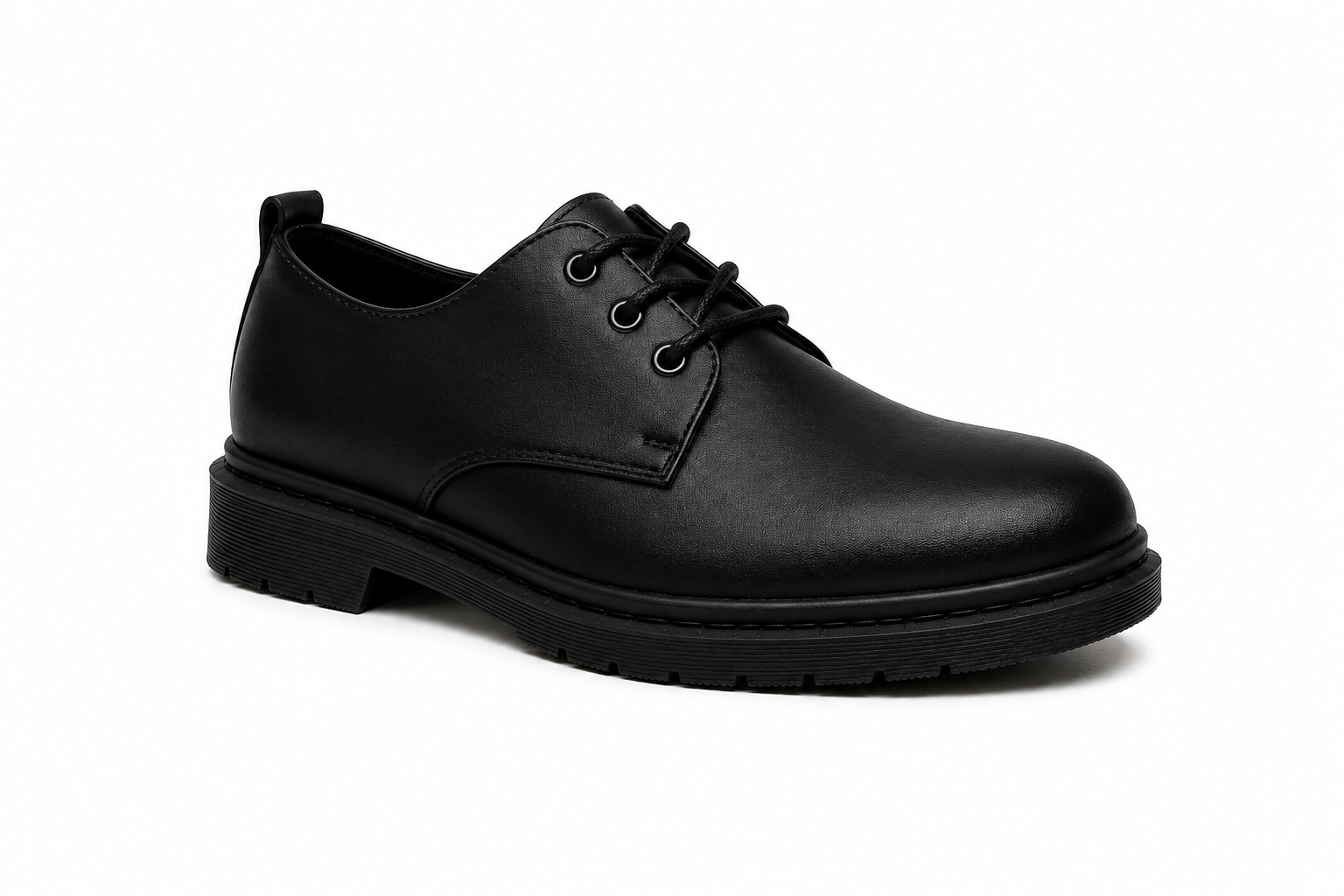 Caliber Shoes Black Formal Shoes for Men (Jude 441C-BLACK) - Caliber Shoes