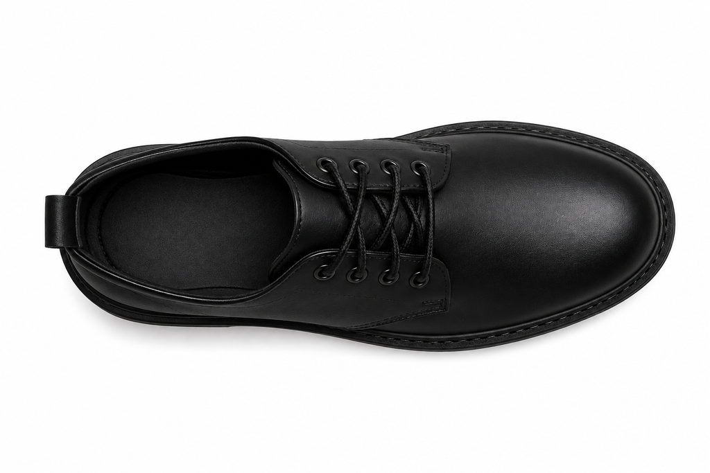 Caliber Shoes Black Formal Shoes for Men (Jude 441C-BLACK) - Caliber Shoes