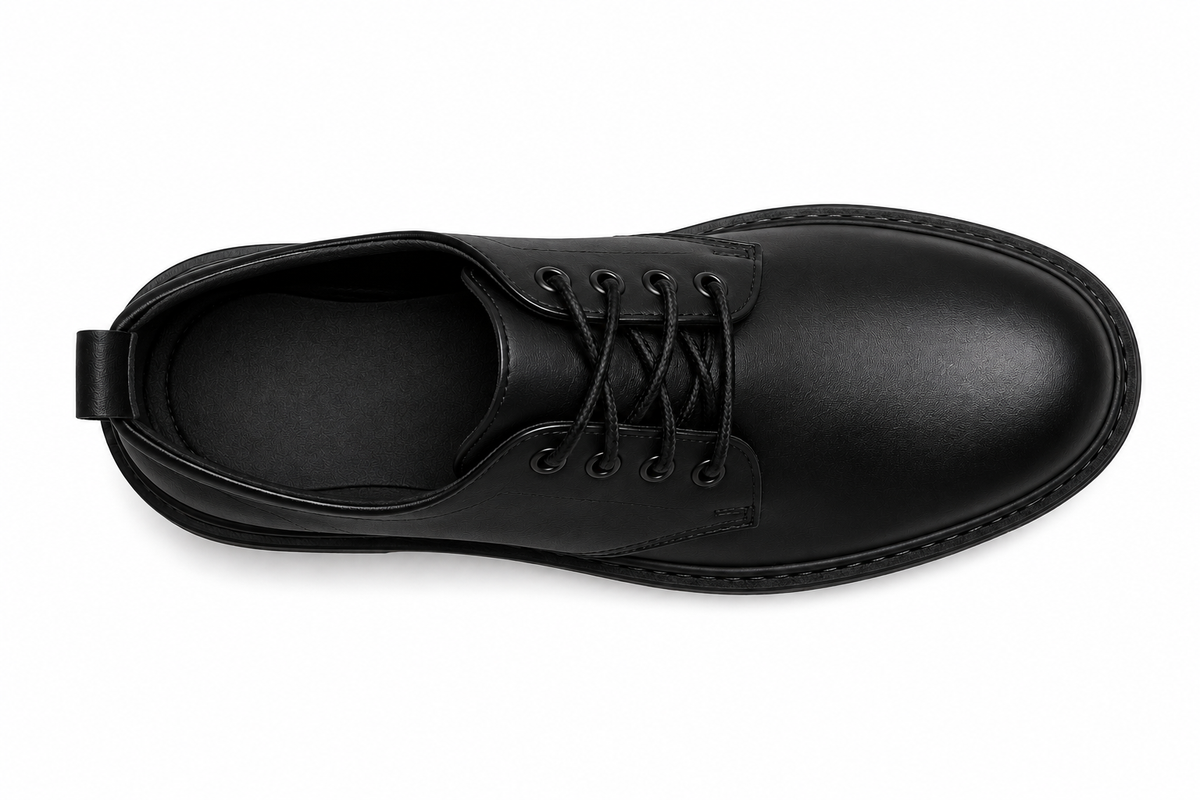 Caliber Shoes Black Formal Shoes for Men (Jude 441C-BLACK) - Caliber Shoes