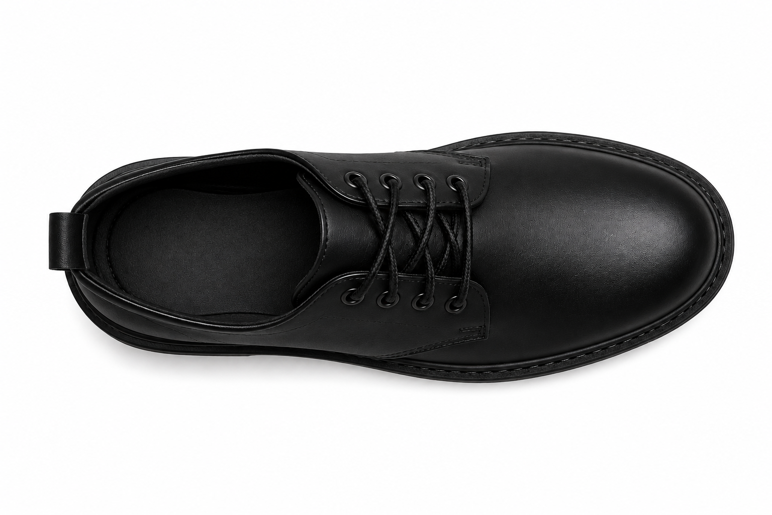 Caliber Shoes Black Formal Shoes for Men (Jude 441C-BLACK) - Caliber Shoes