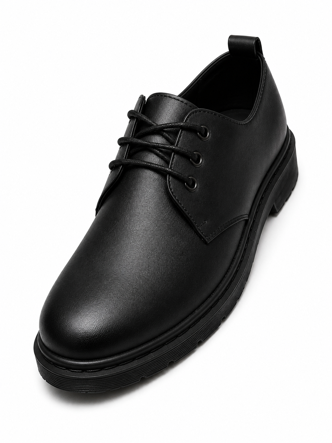 Caliber Shoes Black Formal Shoes for Men (Jude 441C-BLACK) - Caliber Shoes