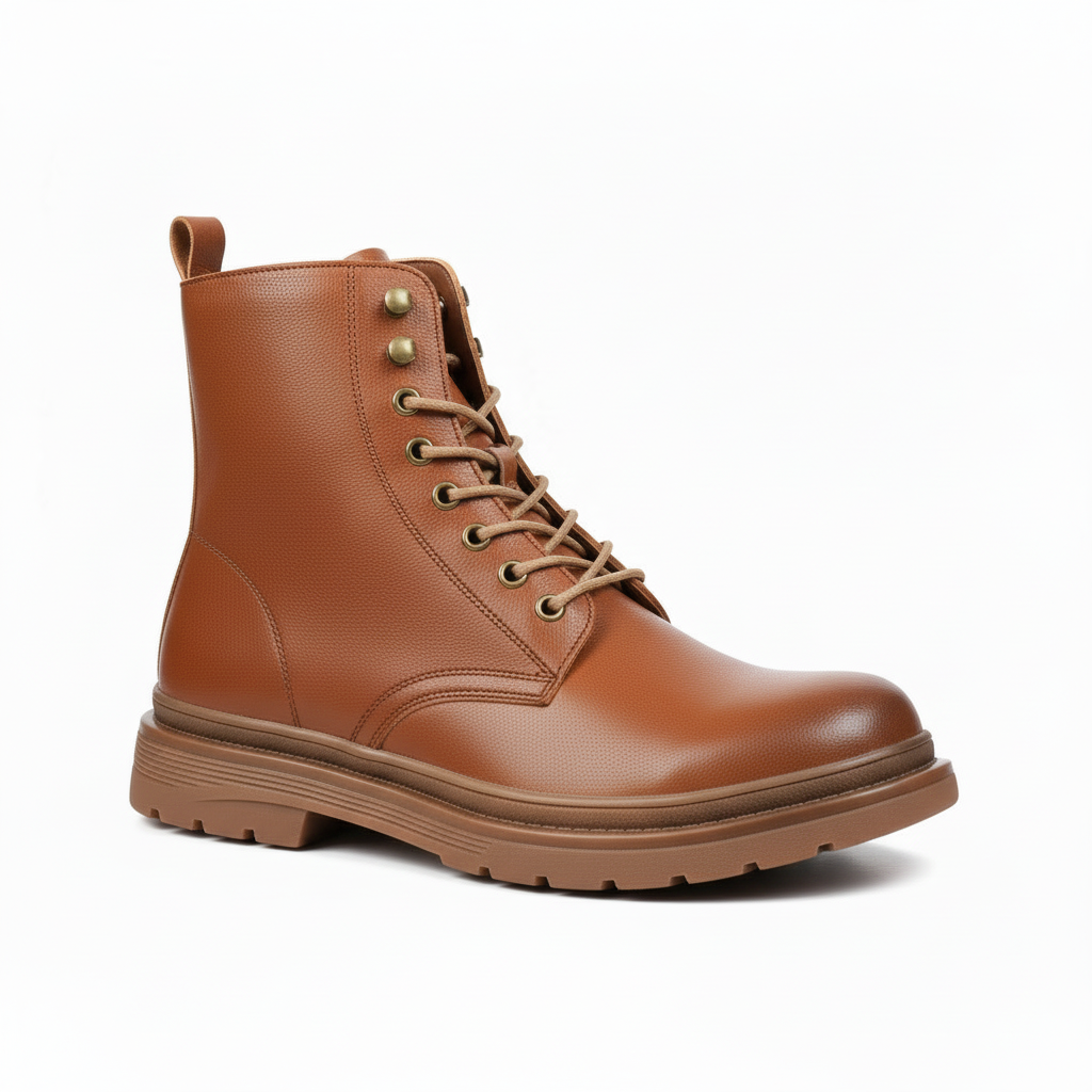 Caliber Shoes Brown Boots for Men (Aiden D499G)